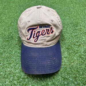 Detroit Tigers Bud Light Tan/Blue MLB Brand Baseball Hat OSFA